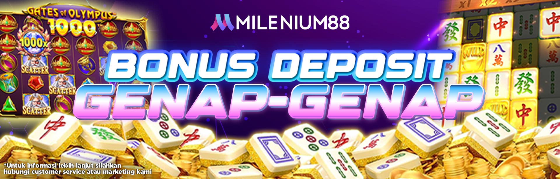 BONUS DEPOSIT GENAP-GENAP