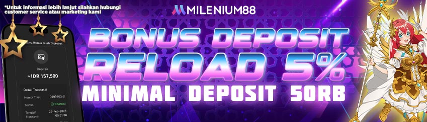 BONUS RELOAD 5% HARIAN SLOT